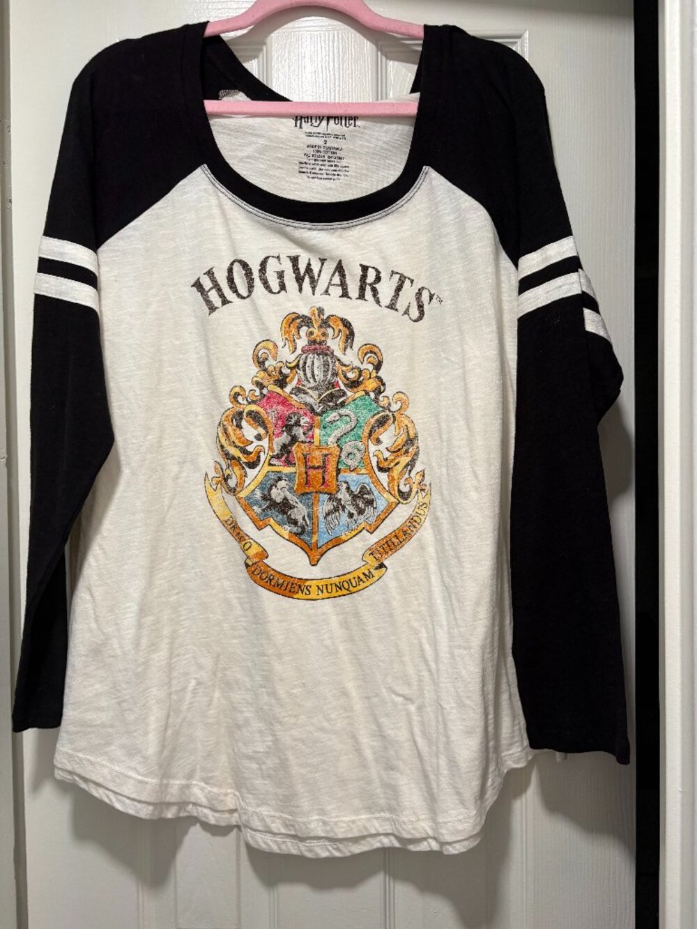 Torrid Harry Potter Hogwarts Graphic Long Sleeve Raglan